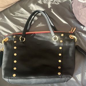 Hammitt Daniel Lrg gold red zip